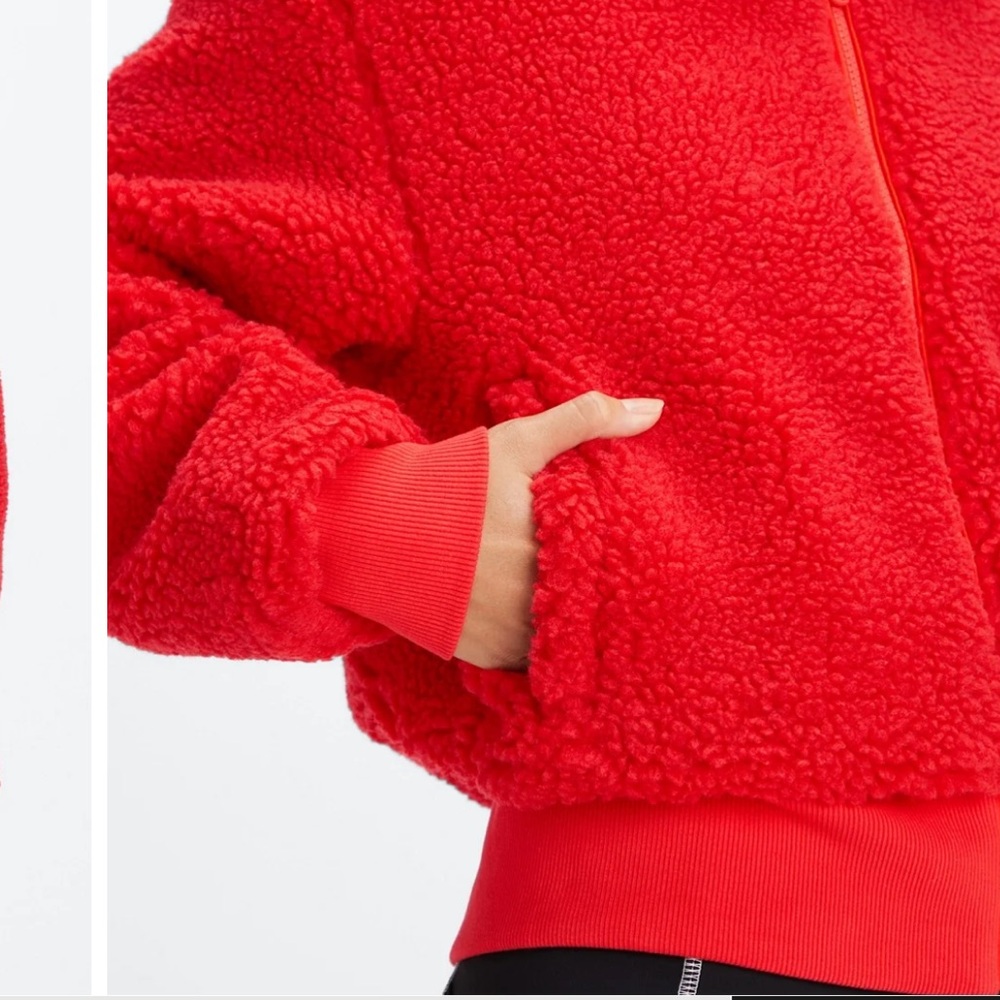 Fabletics 🆕 Summit Teddy Jacket - Picture 4 of 4